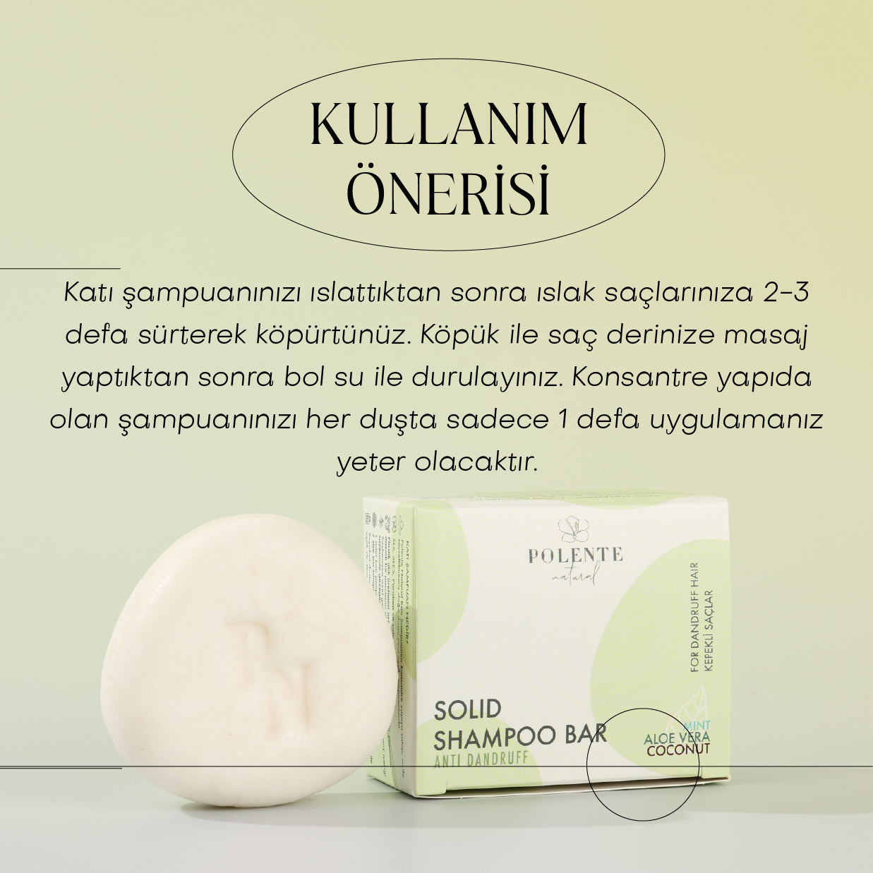 Rahatlatıcı Katı Şampuan / Kepek Karşıtı (110 gr)