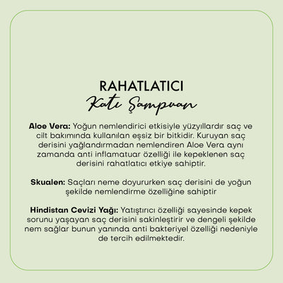 Rahatlatıcı Katı Şampuan / Kepek Karşıtı (110 gr)