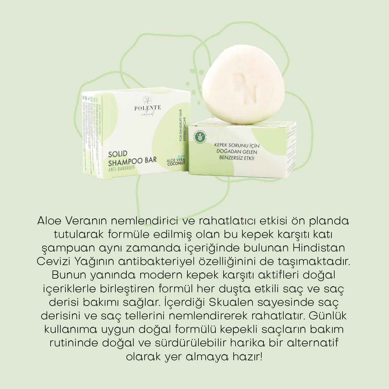 Rahatlatıcı Katı Şampuan / Kepek Karşıtı (110 gr)