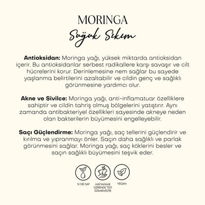 Moringa Yağı - Soğuk Sıkım (30 ml)
