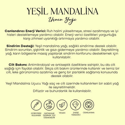 Yeşil Mandalina Uçucu Yağı (10 ml)