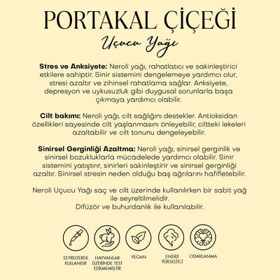 Portakal Çiçeği (Neroli) Uçucu Yağı (5 ml)