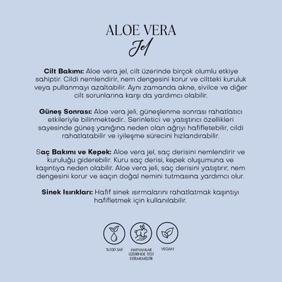 Aloe Vera Jel & Gül Suyu