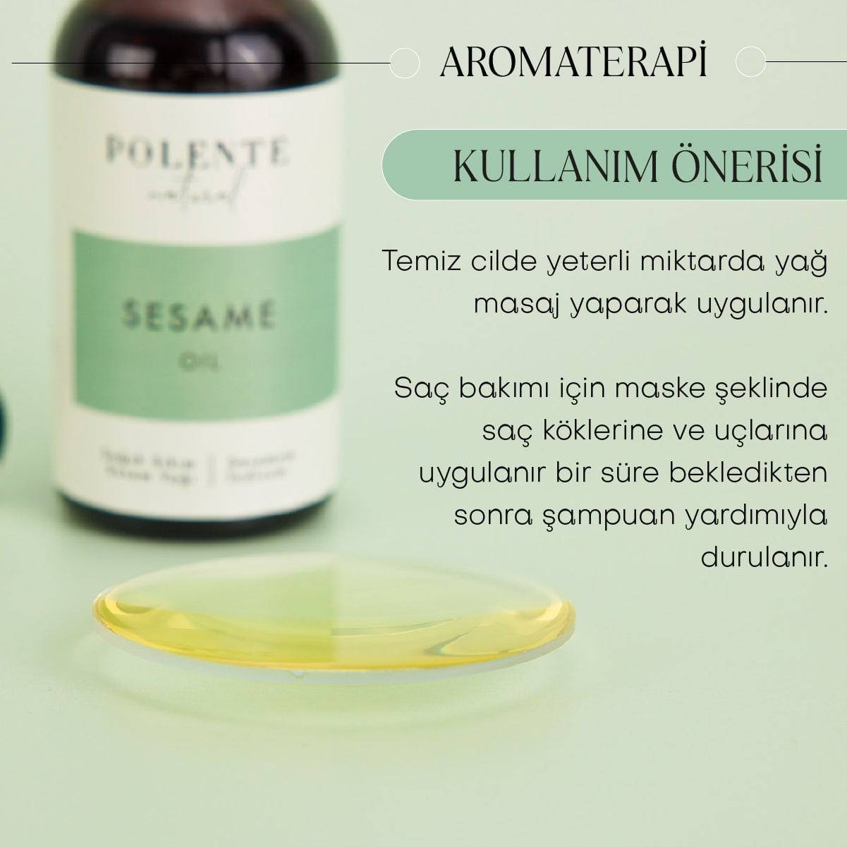 Susam Yağı - Soğuk Sıkım (50 ml)