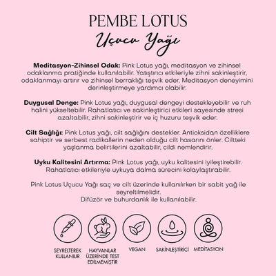 Pembe Lotus Uçucu Yağı (5 ml)