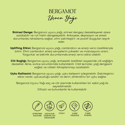 Bergamot Uçucu Yağı (10 ml)