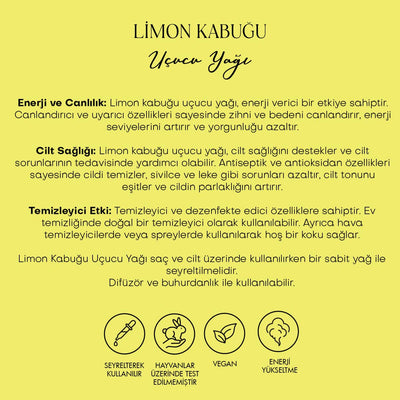 Limon Kabuğu Uçucu Yağı (10 ml)