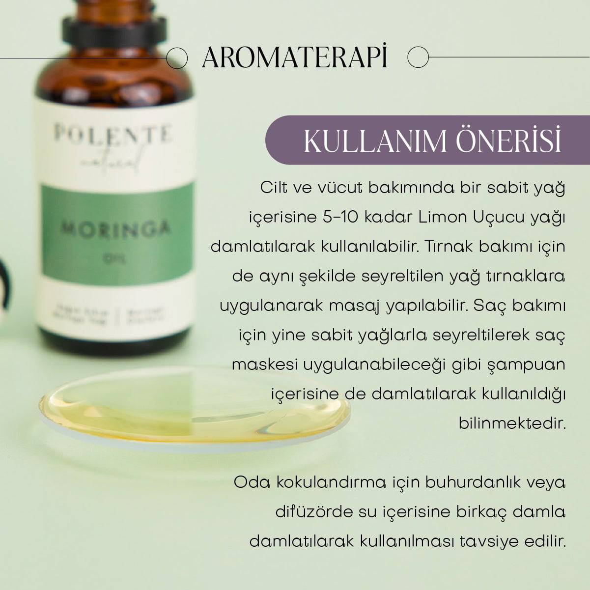 Moringa Yağı - Soğuk Sıkım (30 ml)