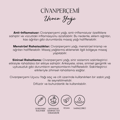 Civanperçemi Uçucu Yağı (5 ml)
