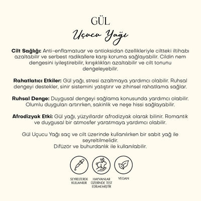 Gül Uçucu Yağı & Gül Suyu - %100 Saf Seri