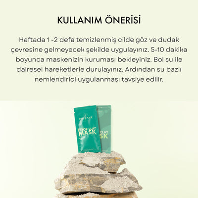 Spirulina Yosunlu Detoks Kil Maskesi (8 Adet x 8 ml)