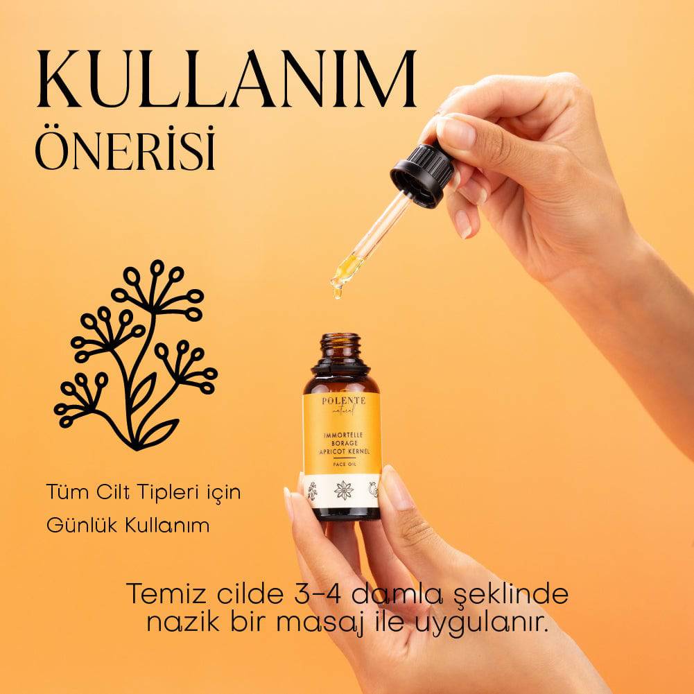 Ölmez Çiçek & Hodan Kırışıklık Karşıtı Yüz Yağı (30 ml)