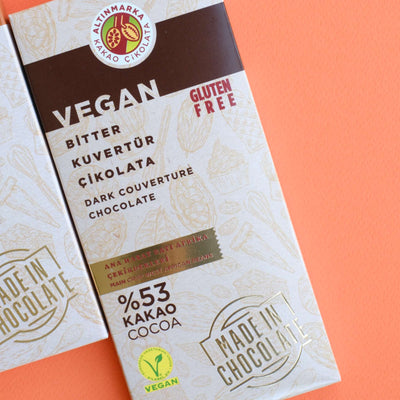 Altınmarka Bitter Kuvertür Vegan Çikolata 200 gr