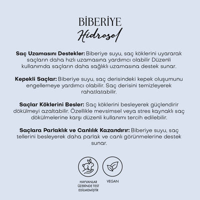 Biberiye Uçucu Yağı & Biberiye Suyu - %100 Saf Seri