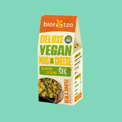Biorootzo Deluxe Vegan Mac & Cheese Glutensiz Makarna