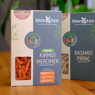 Biorootzo Organik Glütensiz Kırmızı Mercimek Fusilli Makarna 200 g