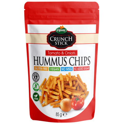 Cipsaş Crunch Stick Domates & Soğan Aromalı Hummus Chips 85 gr
