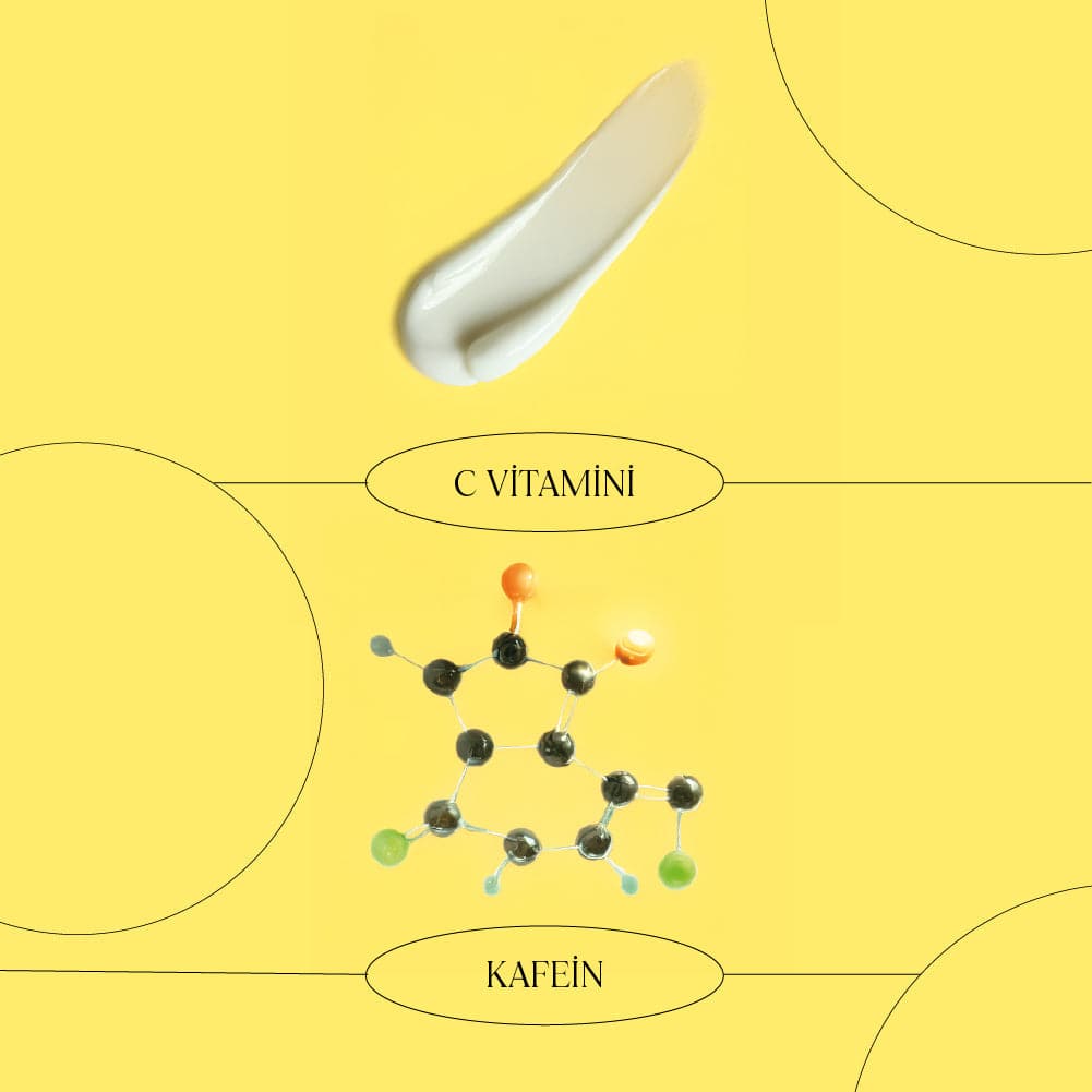 GLOW EYE CREAM- Vitamin C & Kafein İçeren Canlandırıcı Göz Kremi (20 ml)