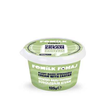 Fomilk Vegan Peynir Zahterli Sürülebilir Kıvam 125 gr