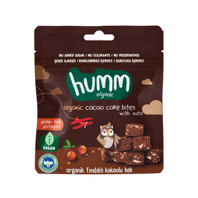 Humm Organik Fındıklı Kakaolu Kek 30 g
