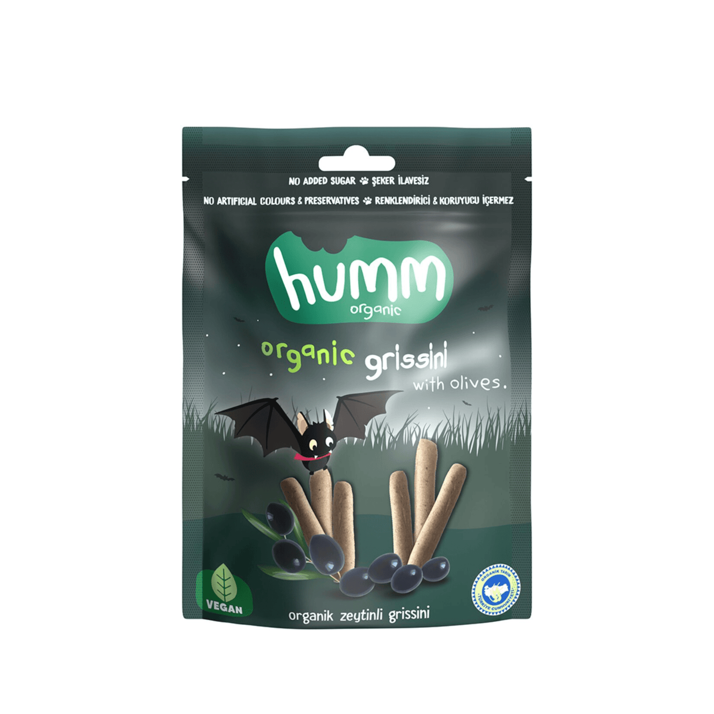 Humm Organic Organik Grissini Zeytinli 55 g