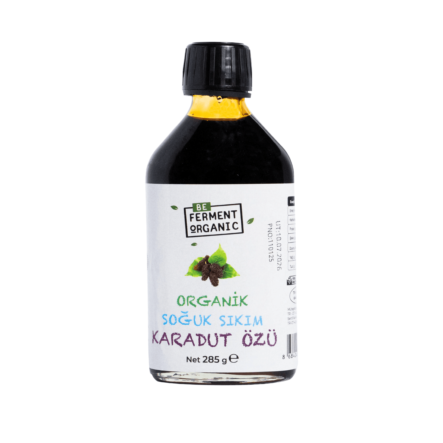 Beferment Organik Karadut Özü 285 Gr