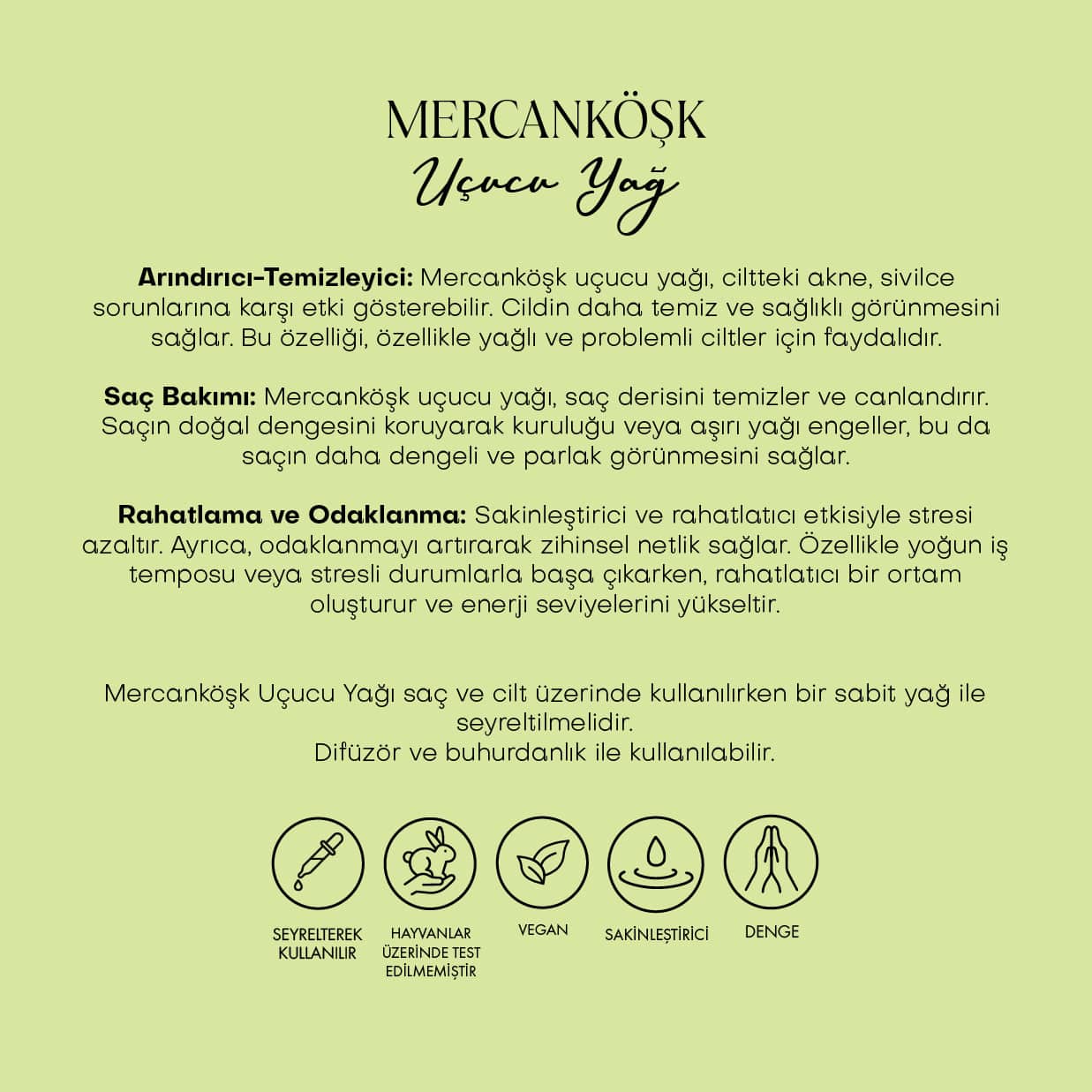 Mercanköşk Uçucu Yağı (5 ml)