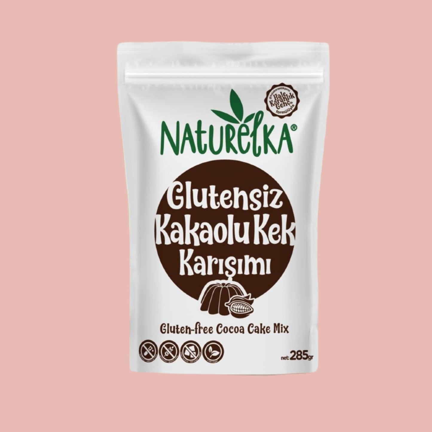 Naturelka Glutensiz Kakaolu Kek Karışımı 285 Gr
