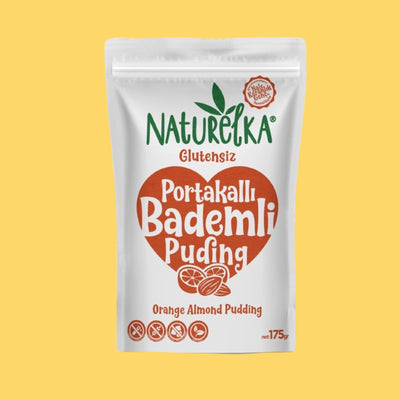 Naturelka Glutensiz Portakallı Bademli Puding 175 Gr