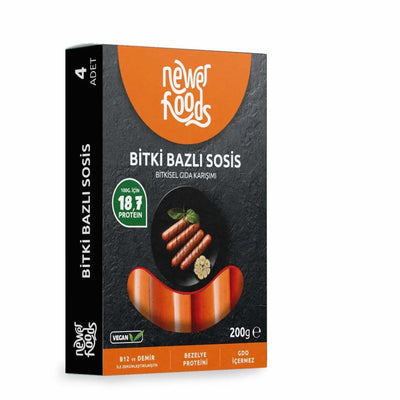 Newer Foods Bitki Bazlı Sosis 200gr
