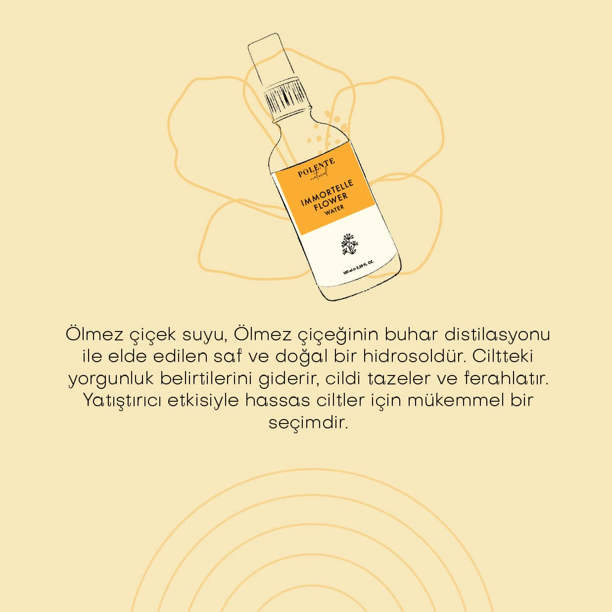 Ölmez Çicek Suyu - %100 Saf Hidrosol (100 ml)