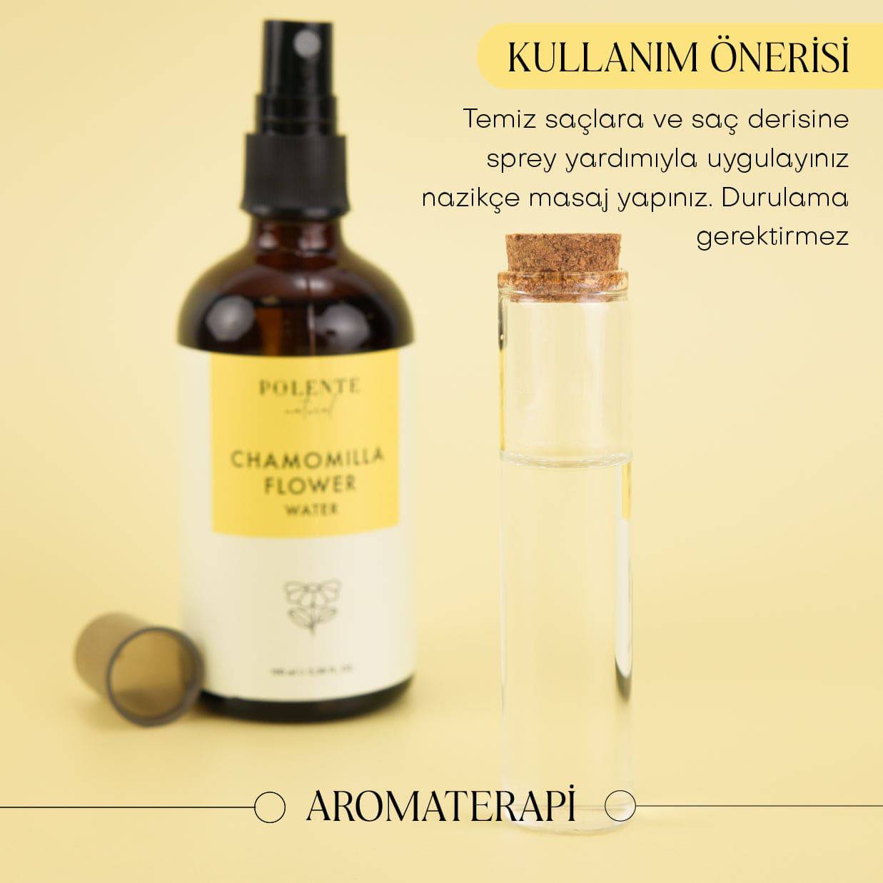 Papatya Suyu - %100 Saf Hidrosol (100 ml)