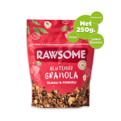 Rawsome Glutensiz Elmalı & Fındıklı Granola 250 g