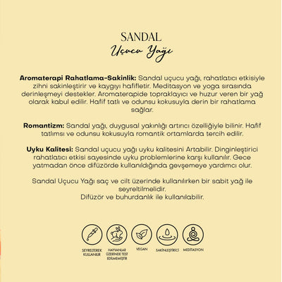 Sandal Uçucu Yağı (5 ml)