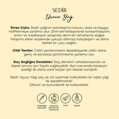 Sedir Uçucu Yağı (5 ml)