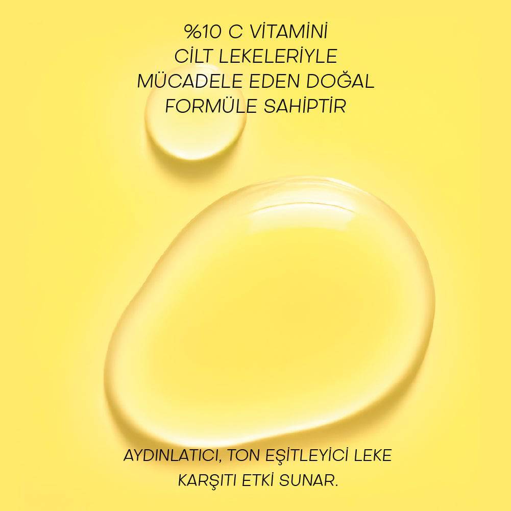 C VİTAMİN & SQUALANE SERUM - Aydınlatıcı Leke Serumu (C Vitamini Kompleksi) (30 ml)