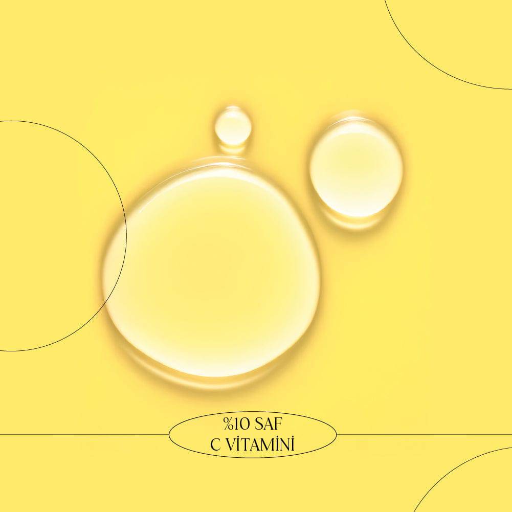C VİTAMİN & SQUALANE SERUM - Aydınlatıcı Leke Serumu (C Vitamini Kompleksi) (30 ml)