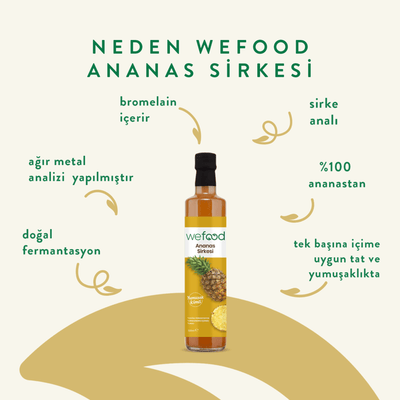 Wefood Ananas Sirkesi 500 ml