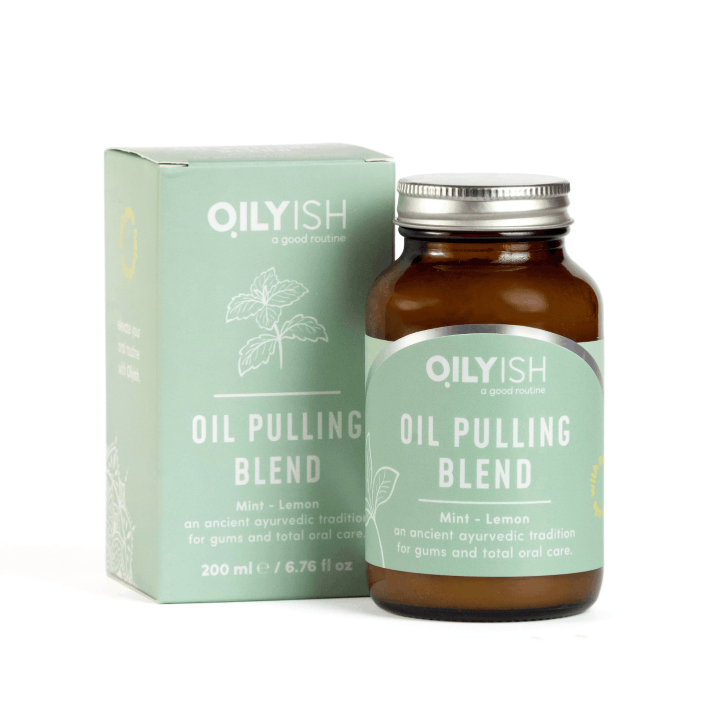 Oilyish Oil Pulling Blend Mint-Lemon 200 ml