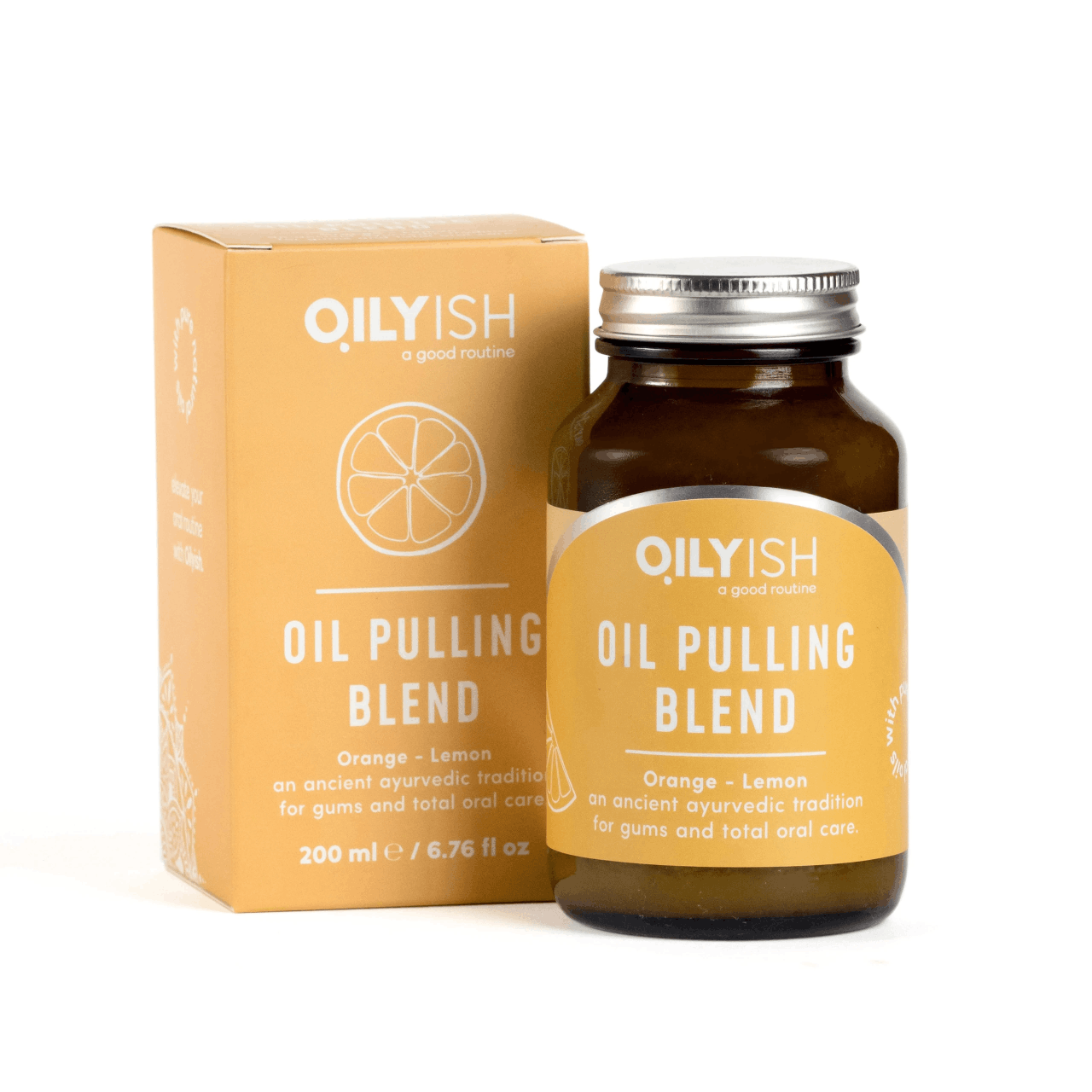 Oilyish Oil Pulling Blend Orange-Lemon 200 ml