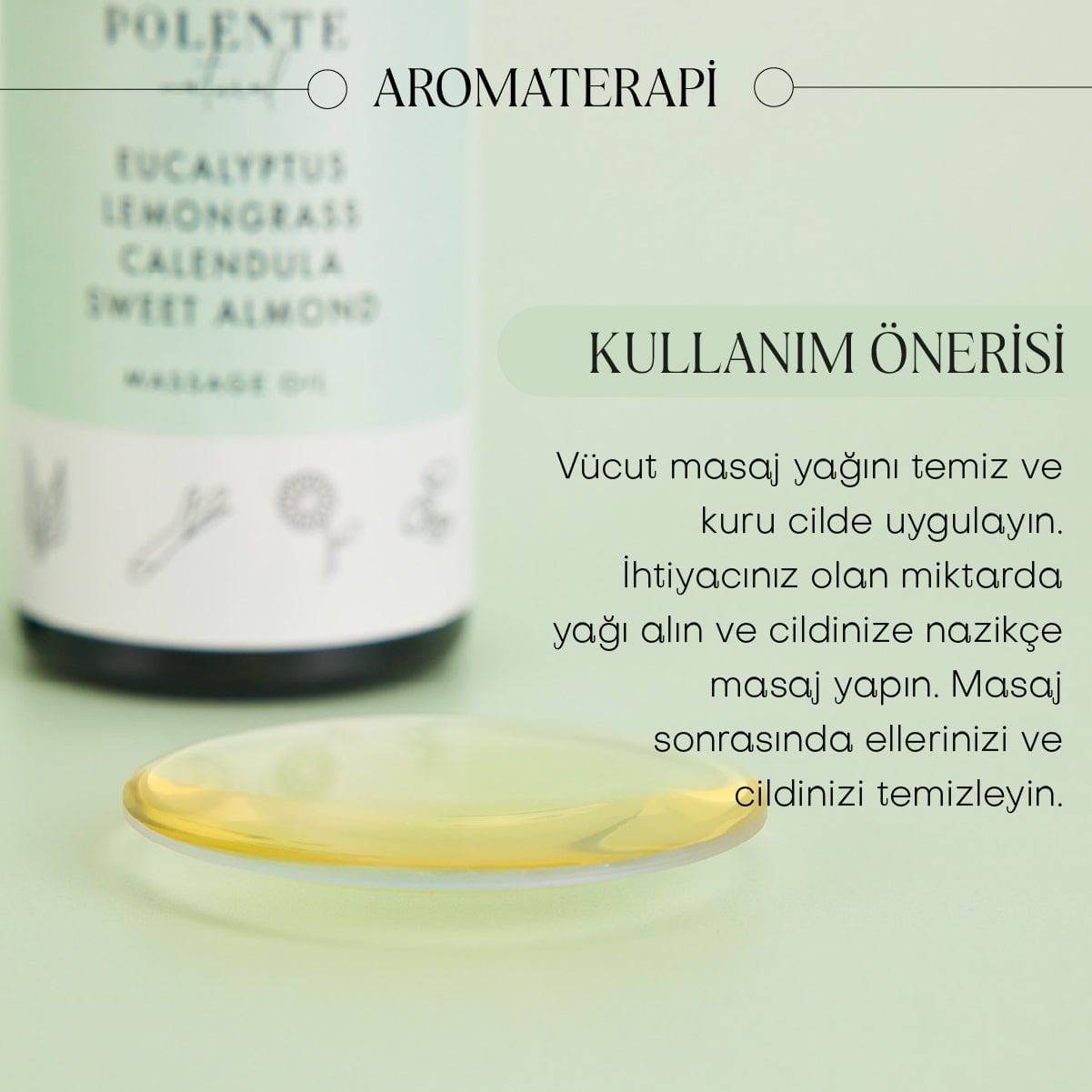 Okaliptus & Limonotu Rahatlatıcı Masaj Yağı (100 ml)