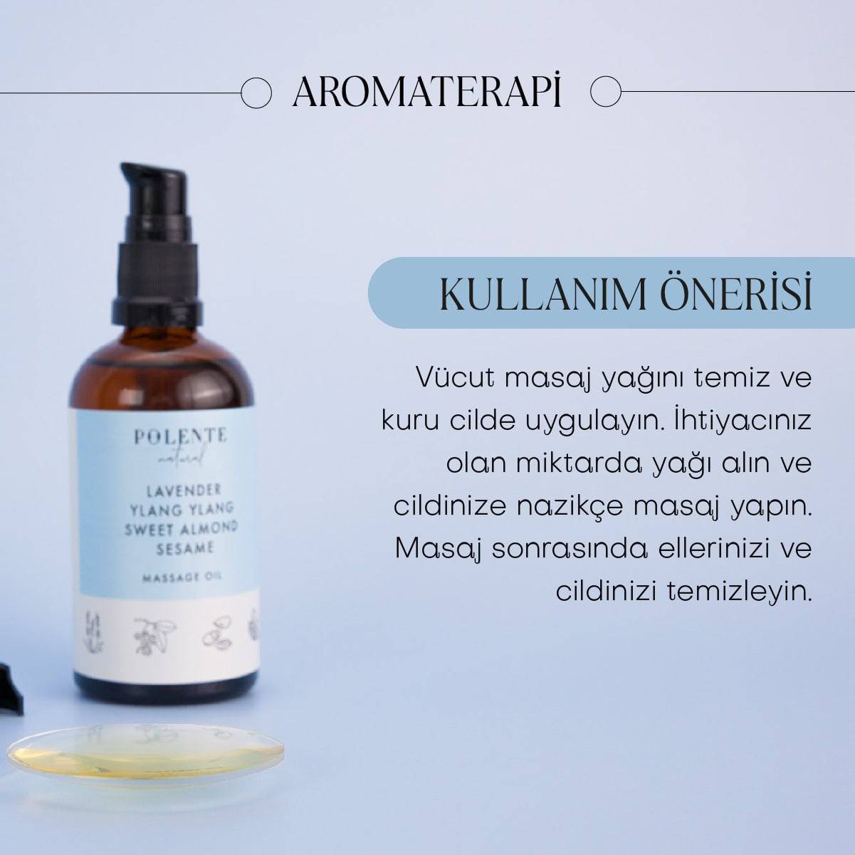 Lavanta & Ylang Ylang Sakinleştirici Masaj Yağı (100 ml)