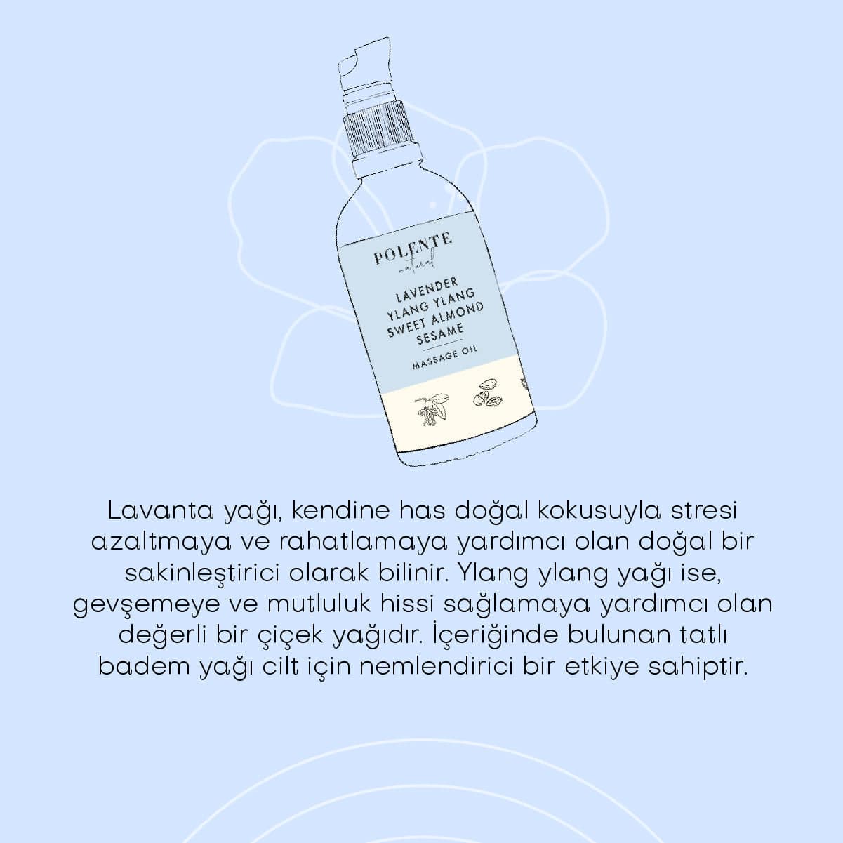 Lavanta & Ylang Ylang Sakinleştirici Masaj Yağı (100 ml)