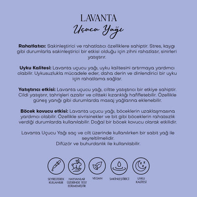 Lavanta Uçucu Yağı & Lavanta Suyu - %100 Saf Seri