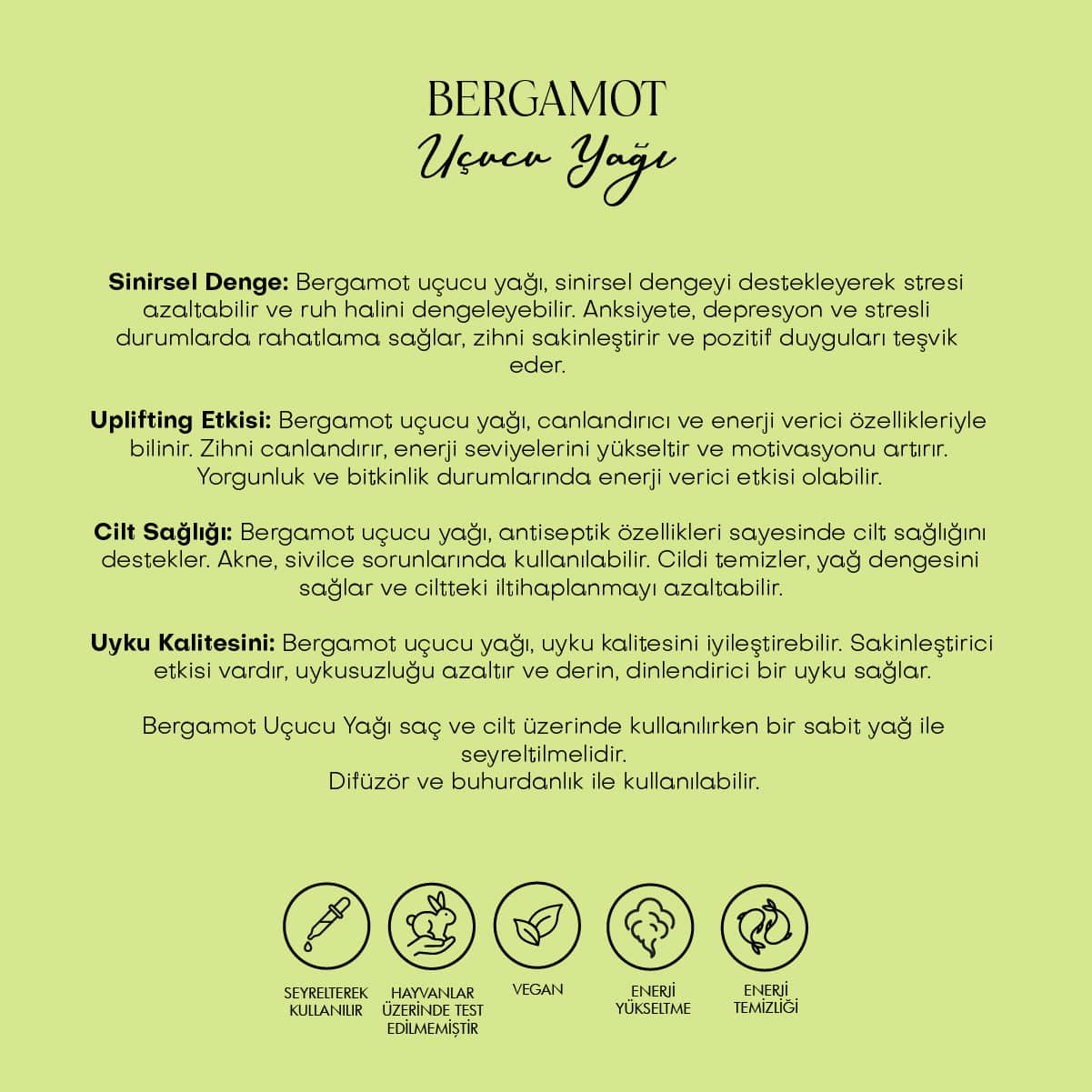 Bergamot Uçucu Yağı (10 ml)