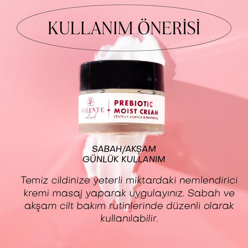 Prebiotic Moist Cream - Cica & Panthenol Yoğun Nemlendirici Prebiyotik Yüz Kremi (50 ml)