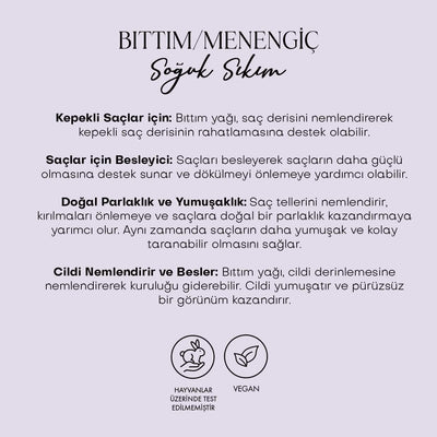 Bıttım (Menengiç) Yağı - Soğuk Sıkım (50 ml)
