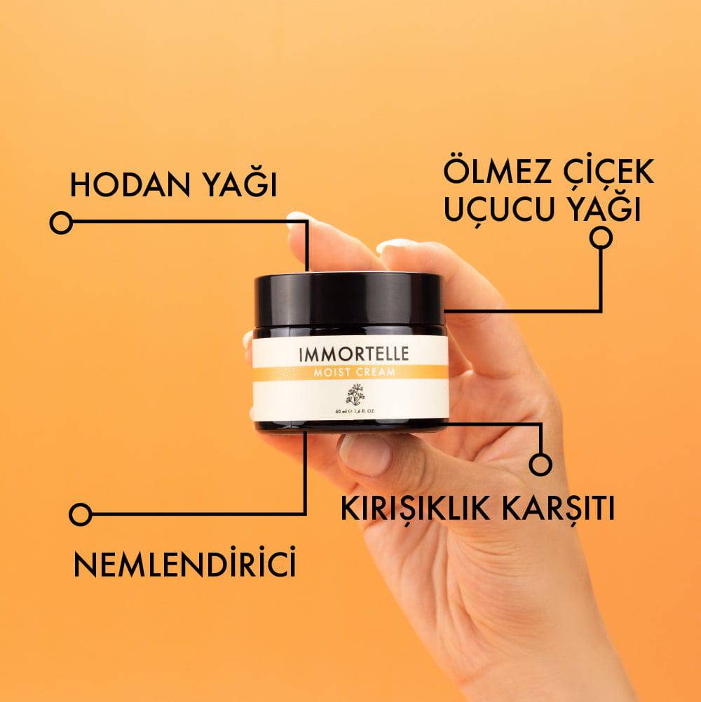 Ölmez Çiçek Kırışıklık Karşıtı Yüz Kremi (50 ml)
