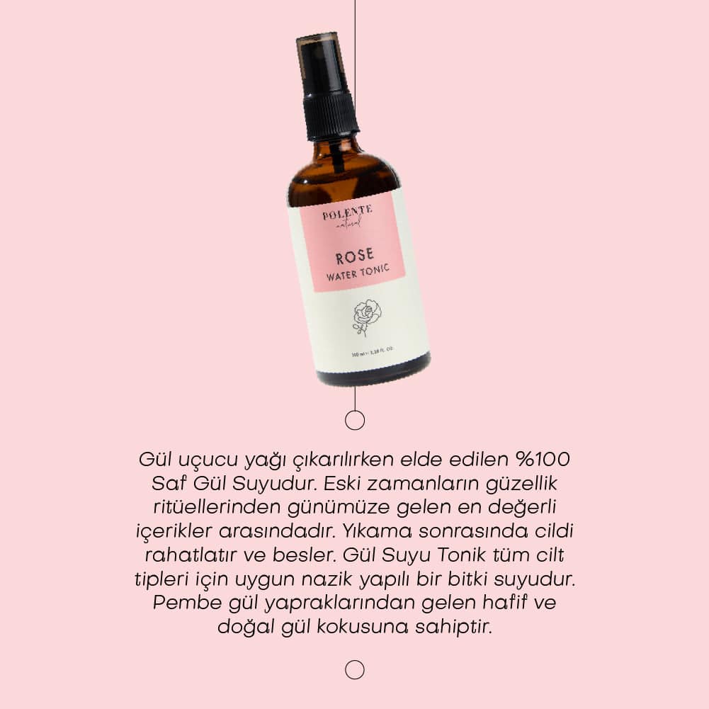 Gül Suyu -  %100 Saf Hidorsol (100 ml)
