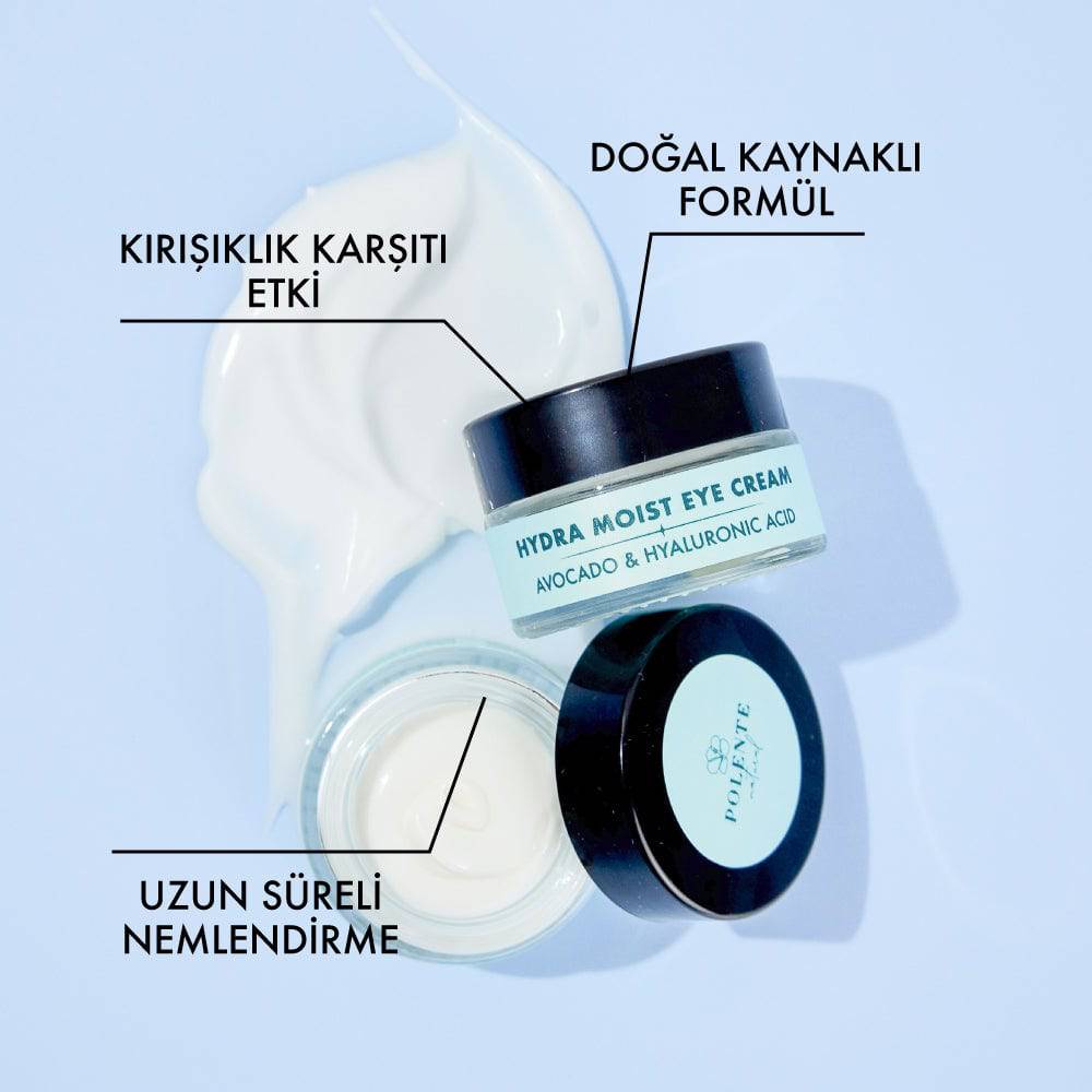HYDRA MOIST EYE CREAM- Avokado & Hyalüronik Asit Nemlendirici Göz Kremi (20 ml)